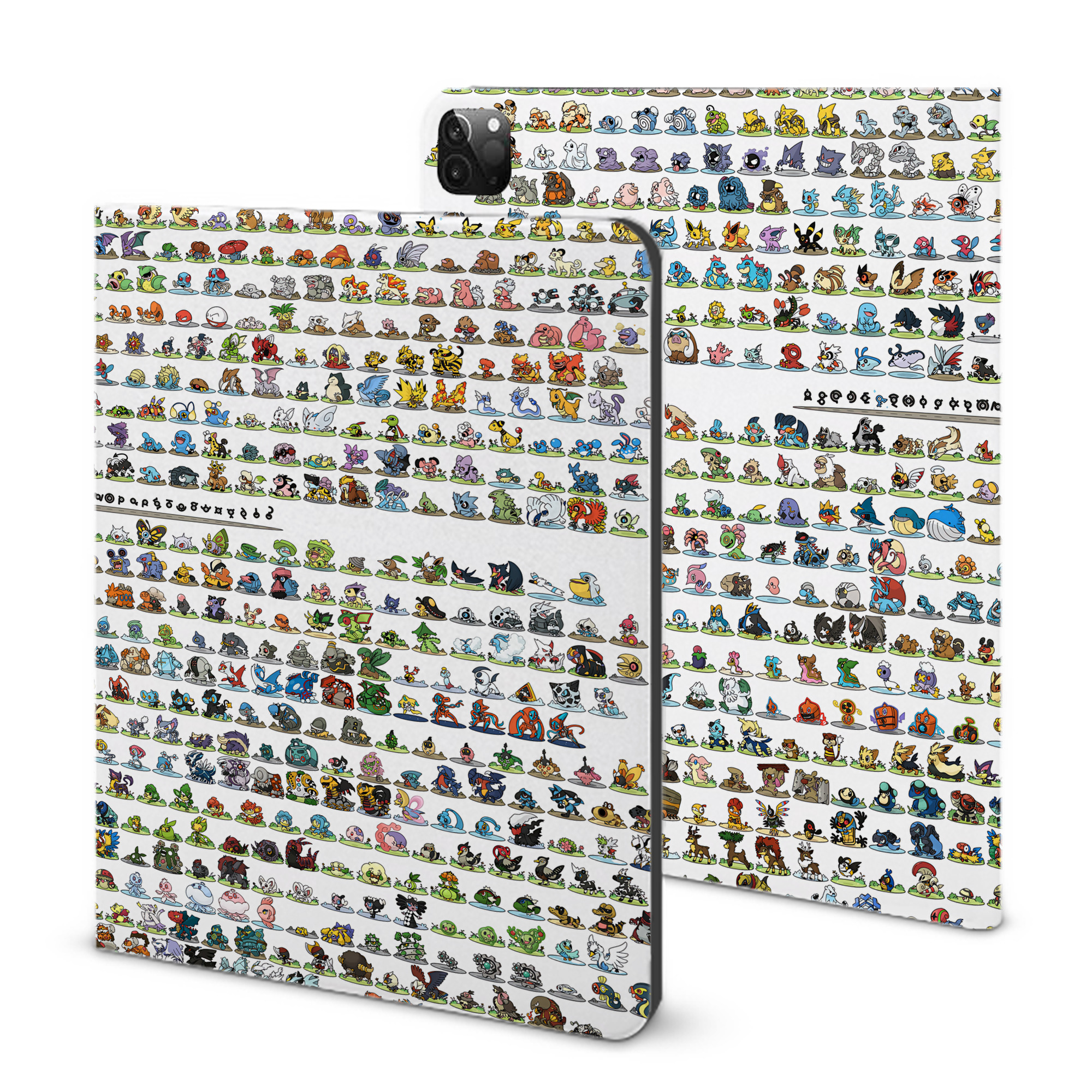 （画像用） ポケットモンスター Pokémon IPadケース ペンホルダー付き ブックスタイルデザイン